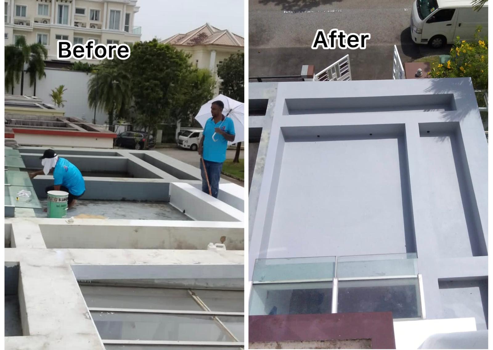 Roof Parapet Waterproofing & External Wall Coating Service in Singapore